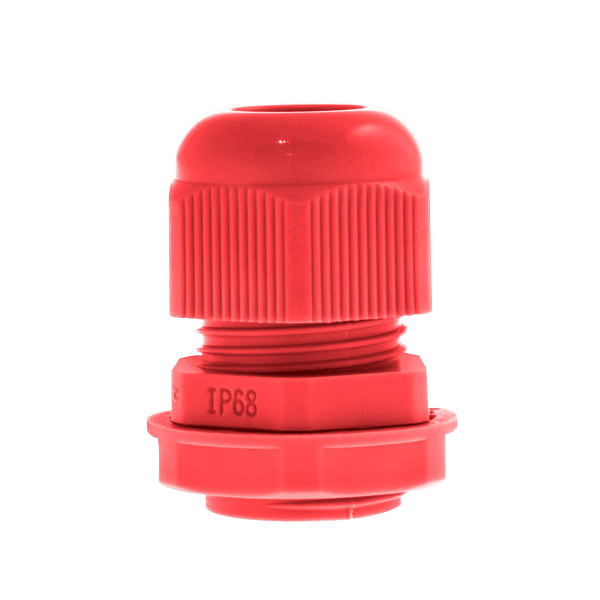 Mixed QCGM25RED 25MM GLAND NYLON RED, IP68 Pack of 10