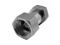 Brass one way valve adaptor fitting with BSP 3/4 inch female to female connections, used for fluid or air systems.