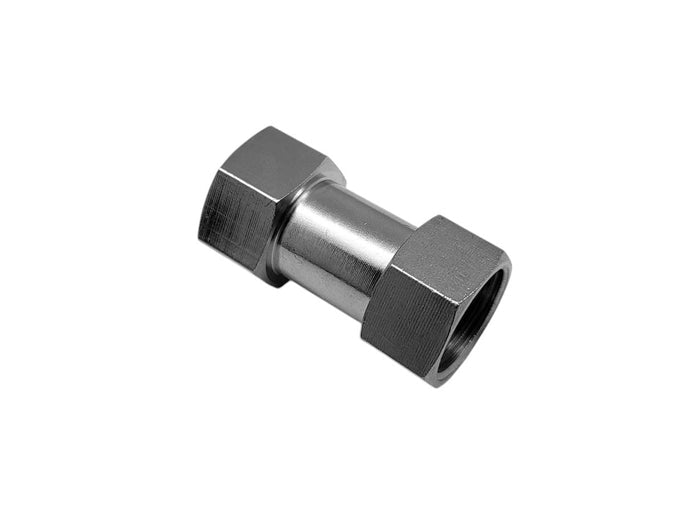 BSP 3/4 inch female brass adaptor fitting with one way valve, suitable for fluid or air lines, by MC Motoparts.
