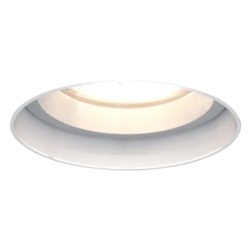 PACK OF 10  Ansell AEFRD/TRIM Edge GU10 Trimless IP65 Fire Rated 50W GU10 Matt White Downlight
