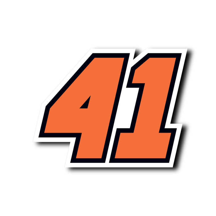 Three personalized MX dirt bike racing number stickers with black background and white number N31 for motorcycle customization.