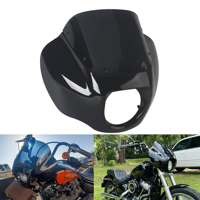 Pazoma quarter fairing bracket for Harley Softail Standard FXST, Street Bob FXBB, Low Rider FXLR 2018-2026, vehicle headlight fairing part