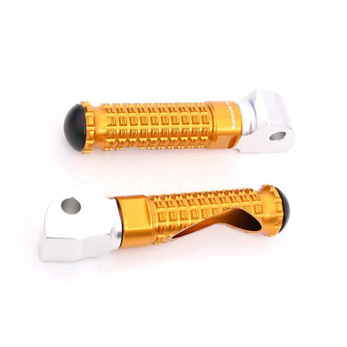 Rear standard foot pegs by MC Motoparts for Aprilia Tuono 1000 RSV4 Dorsoduro 1200 and Mana 850 motorcycles.