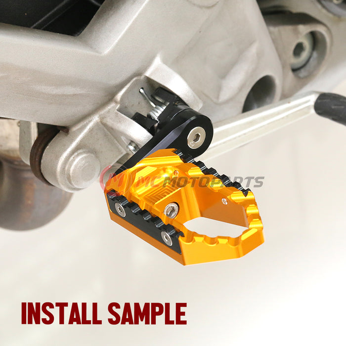 Fits Ducati Monster 695 800 S4R 40mm extension Rear TRC Touring Wide Foot Pegs