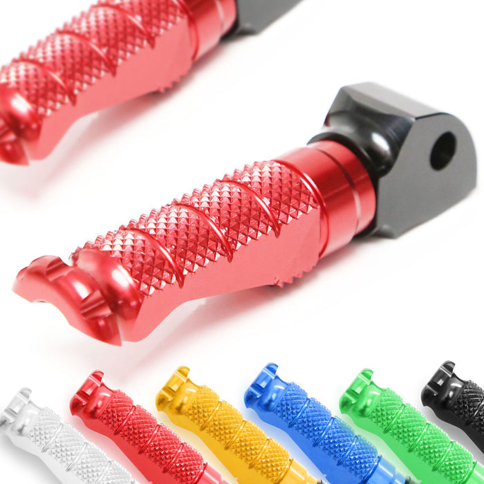 Rear MC Motoparts foot pegs for Ducati Supersport 950 Scrambler Nightshift, standard foot pegs for motorcycle riding.