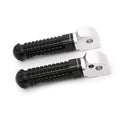 Rear MC Motoparts standard foot pegs for Yamaha TMAX 500 530 VMAX1700 XMAX M-PRO motorcycle, black metal foot pegs with mounting hardware.