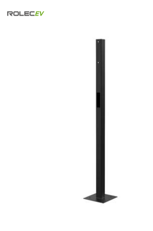 Rolec EVFP0035 Zura/WallPod/QUBEV Smart Mounting Post Fits up to 2 Chargers