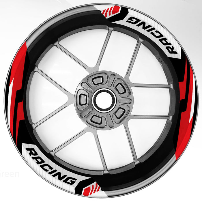 S13 17 inch Rim Front & Rear Removable 2-Piece Rim Sticker For Honda CBR1000RR-R Fireblade