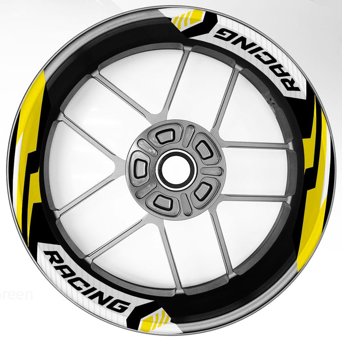 S13 17 inch Rim Front & Rear Removable 2-Piece Rim Sticker For Honda CBR1000RR-R Fireblade