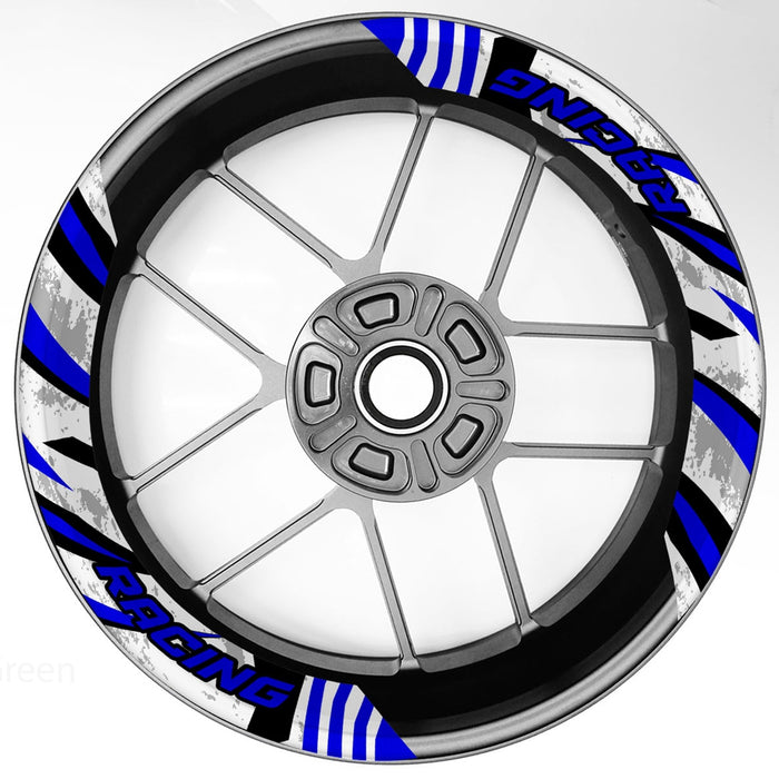 S14 17 inch Rim Front & Rear Removable 2-Piece Rim Sticker For Honda CB900F CB600F Hornet