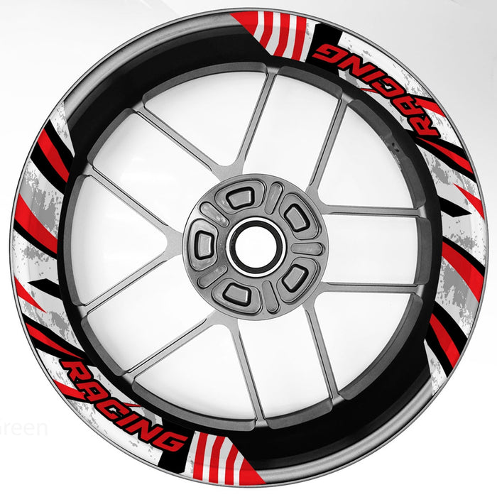 S14 17 inch Rim Front & Rear Removable 2-Piece Rim Sticker For Honda CB900F CB600F Hornet