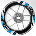 S17 17 inch Rim Front & Rear Removable 2-Piece Rim Sticker For Kawasaki Z650 Z750 Z900 Z1000