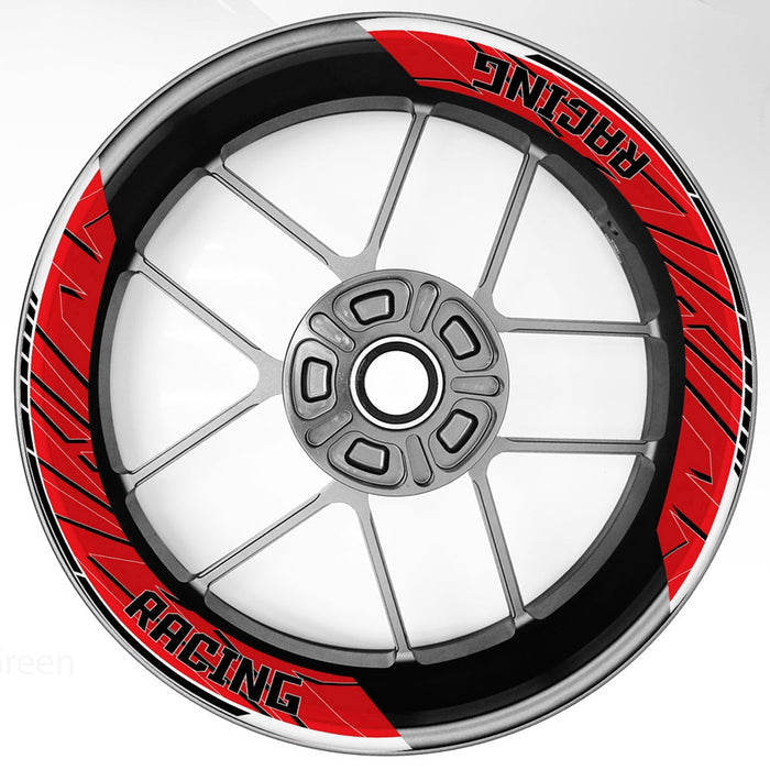 S24 17 inch Rim Front & Rear Removable 2-Piece Rim Sticker For Yamaha FZ07 MT-07 XSR700
