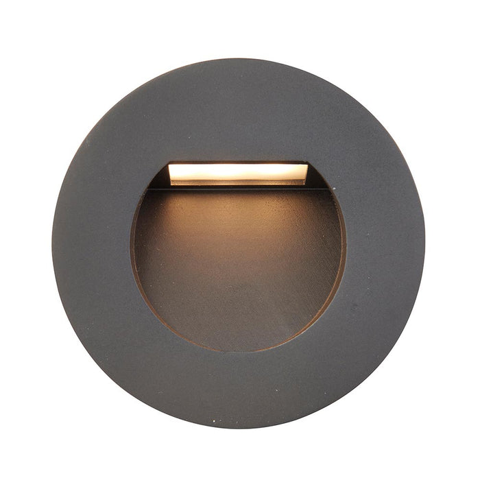 saxby 103852 Albus CCT round IP65 1.5W Wall light - Black