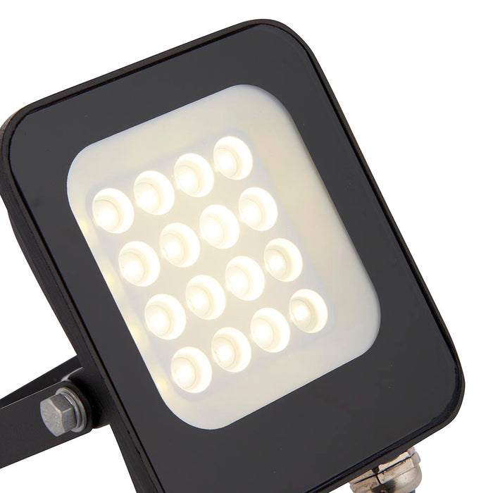 Saxby 107639 Guard PIR 10W IP65 4000K Floodlight - Matt black