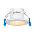 Saxby 108763 ShieldLITE 4 Color Options, Waterproof (IP65), 5W Dimmable Downlight with Multiple Finish Options