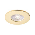 Saxby 109805 ShieldONE Fire-Rated Dimmable Recessed Polished Brass GU10 Downlight