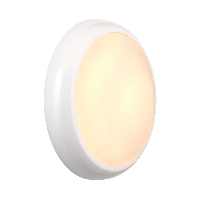 Saxby 113961 HeroULTRA Microwave 5 Colour Changing (CCT) Tri Wattage (15W/12W/8W) LED Bulkhead  Adjustable Color Temperature & Waterproof for Outdoor Use