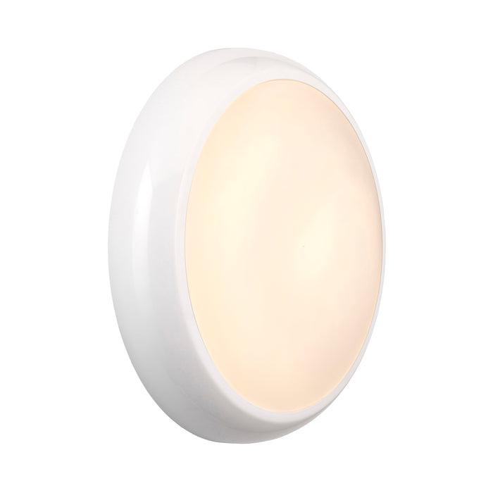 Saxby 113963 HeroULTRA Microwave + Emergency 5 Colour Changing (CCT) Tri Wattage (15W/12W/8W) LED Bulkhead  Adjustable Color Temperature & Waterproof for Outdoor Use