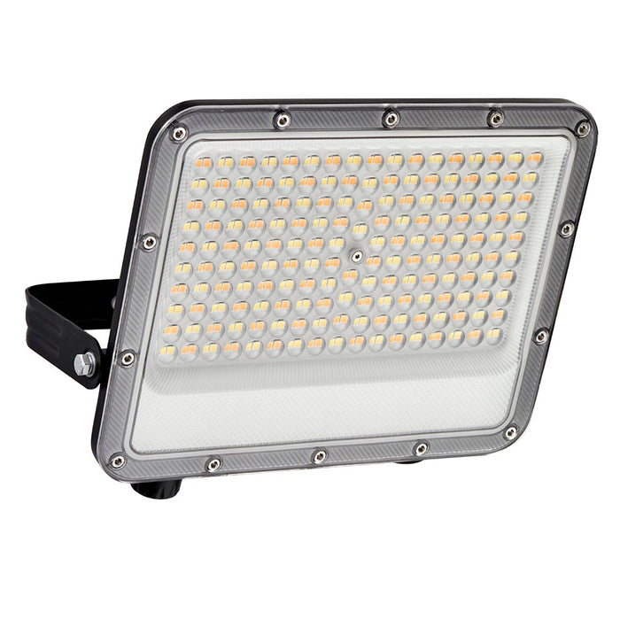 Saxby 118608 Fortis CCT  LED Asymmetric Floodlight 100W IP65 - Matt Black