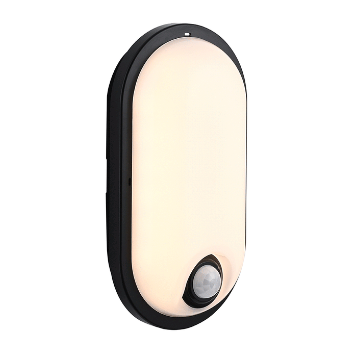 Saxby 118827 Pillo Plus CCT PIR IP65 15W - Black
