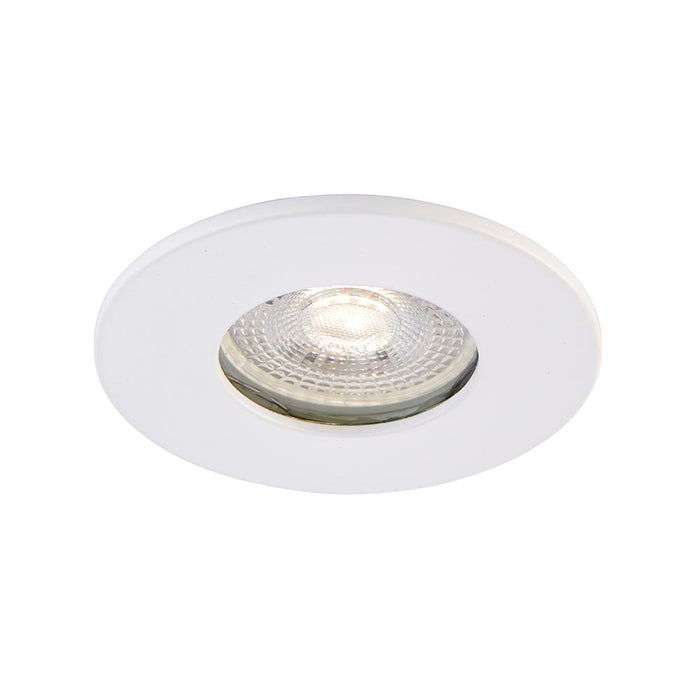 Saxby 119105 ShieldONE 75 Plaster-In Trimless Downlight w/ IP65 (Waterproof) Bezels