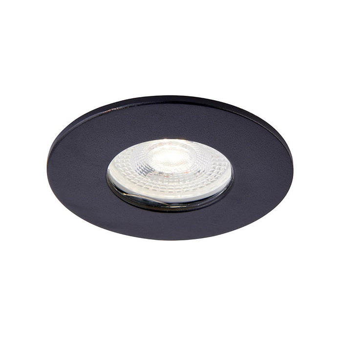 Saxby 119105 ShieldONE 75 Plaster-In Trimless Downlight w/ IP65 (Waterproof) Bezels