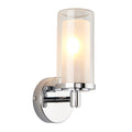 Saxby 120814 Sten 1lt Wall 6W IP44 - Chrome
