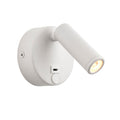 Saxby 120967 Lumos Mini 1lt Wall 3W 3000K - Matt White