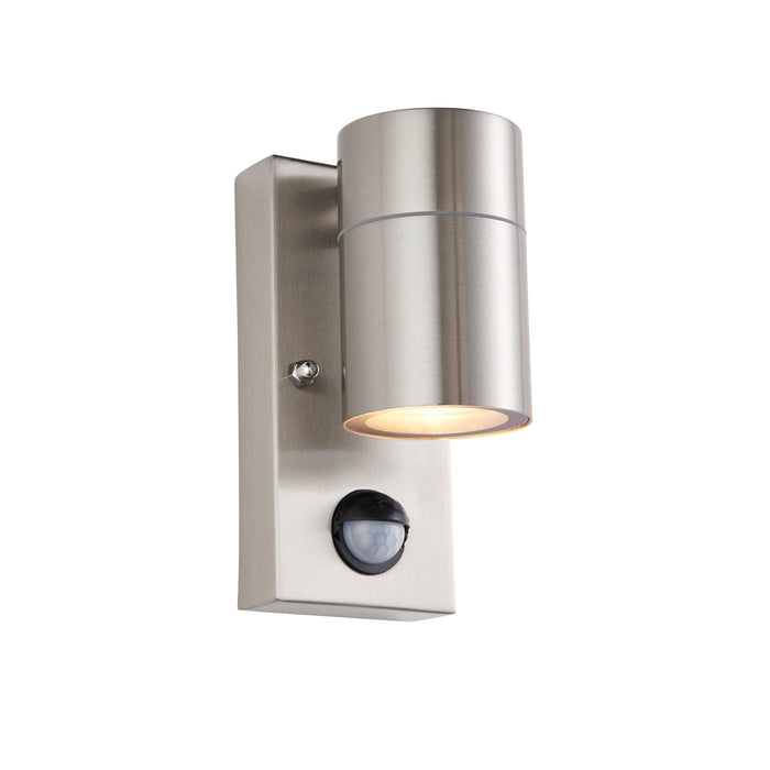 Saxby 121027 Scope PIR/Photocell 1lt Wall IP65 - Stainless Steel