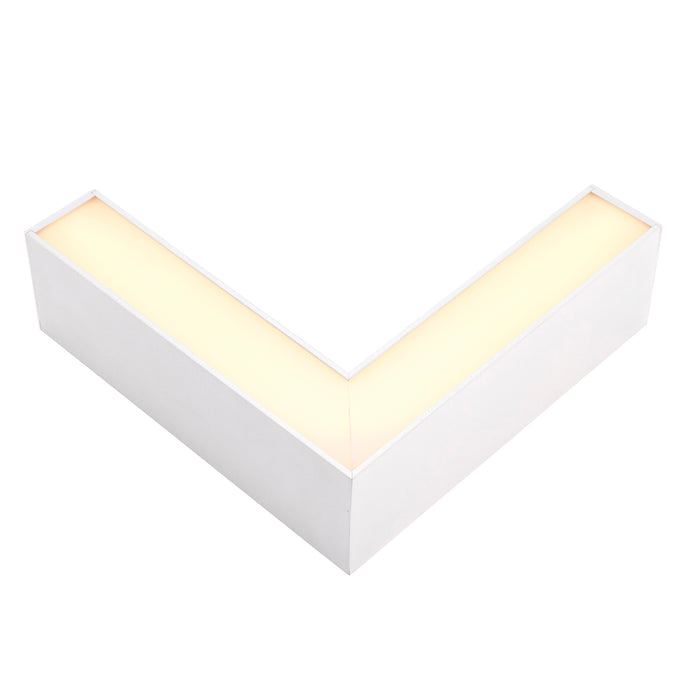 Saxby 121116 Linus CCT L Connector 8W/15W - Matt White
