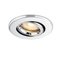 Saxby 50682 ShieldPLUS Tilt, Fire Rated, Dimmable GU10 Downlight  Fully Adjustable Polished Chrome