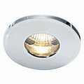 Saxby 50686 ShieldPlus IP65 Fire Rated, Dimmable, GU10 Downlight for Bathrooms in Polished Chrome