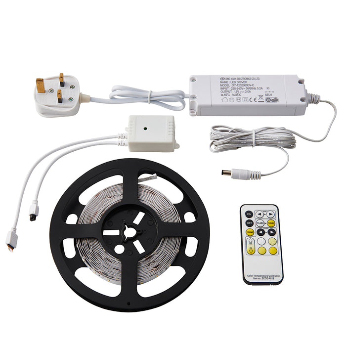 Saxby 73666 Flexline 12V 5m kit CCT 24W SW cct