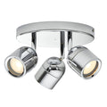 Saxby 81571 Knight 3lt Round IP44 - Chrome