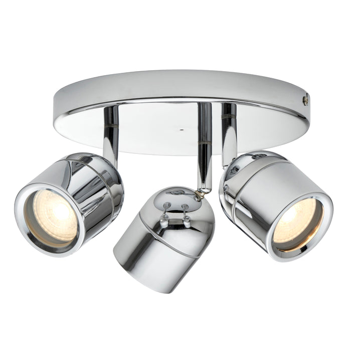Saxby 81571 Knight 3lt Round IP44 - Chrome
