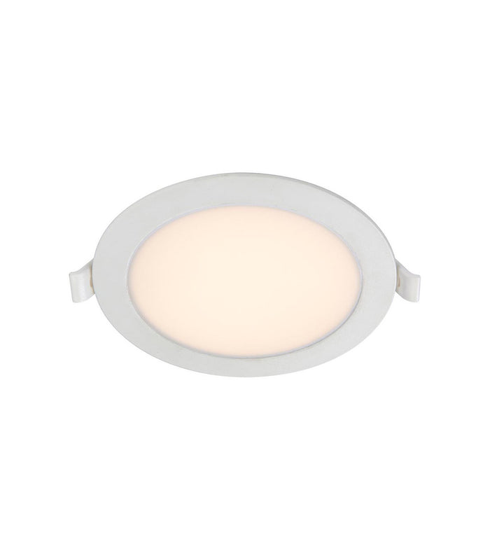 Saxby 98450 StratusDisc IP44 CCT, Multi-Wattage Recessed Round Panel Light
