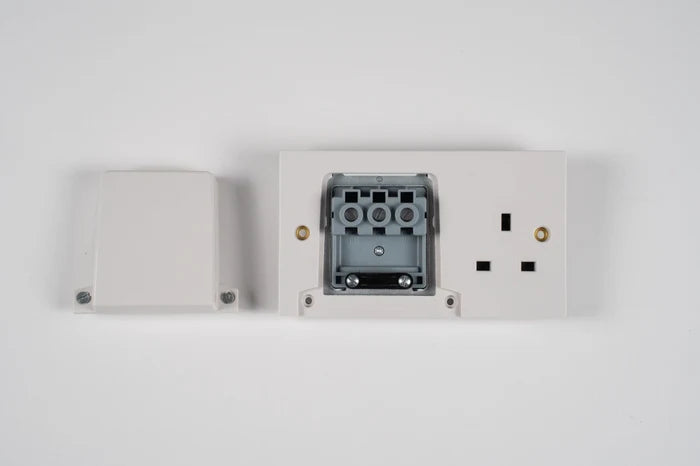 Stanic Duo Dual Cooker Connection Unit (45A) with 13A Socket