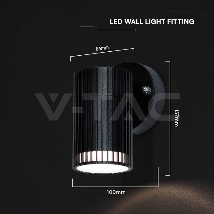 V- tac 24166 VT-10174 GU10 Wall Light Holder Single Head IP44