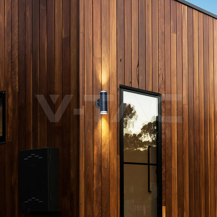 V -tac 24167 VT-10175 GU10 Wall Light Holder Double Head IP44