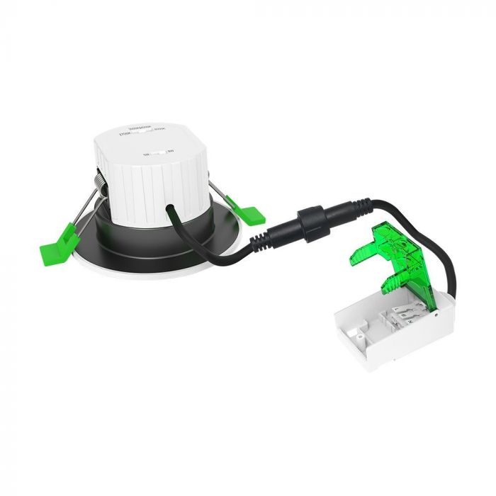 V-tac PACK OF 6 VT-DL0508A 5W/8W LED FIRE RATED DOWNLIGHT FLICKER FREE 4IN1 DIMMABLE (236126)