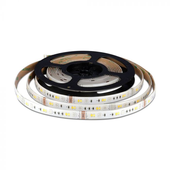 V-Tac VT-5050 Complete 5-Meter RGB+3IN1 Smart LED Strip Kit works w. Alexa & Google Home
