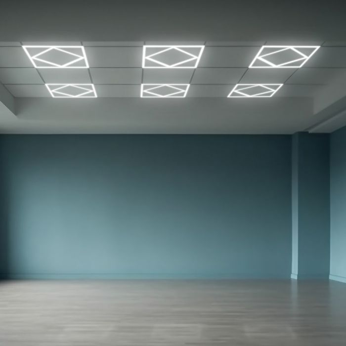 V-Tac VT-6163 60W LED DIAMOND BORDERLINE PANEL LIFUD DRIVER+QC 595x595mm FLICKER FREE 6500K