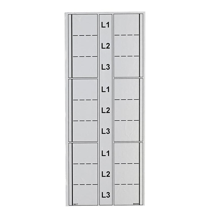 Wylex NHVMSPWL1 Way Label (Shield) 6-Way
